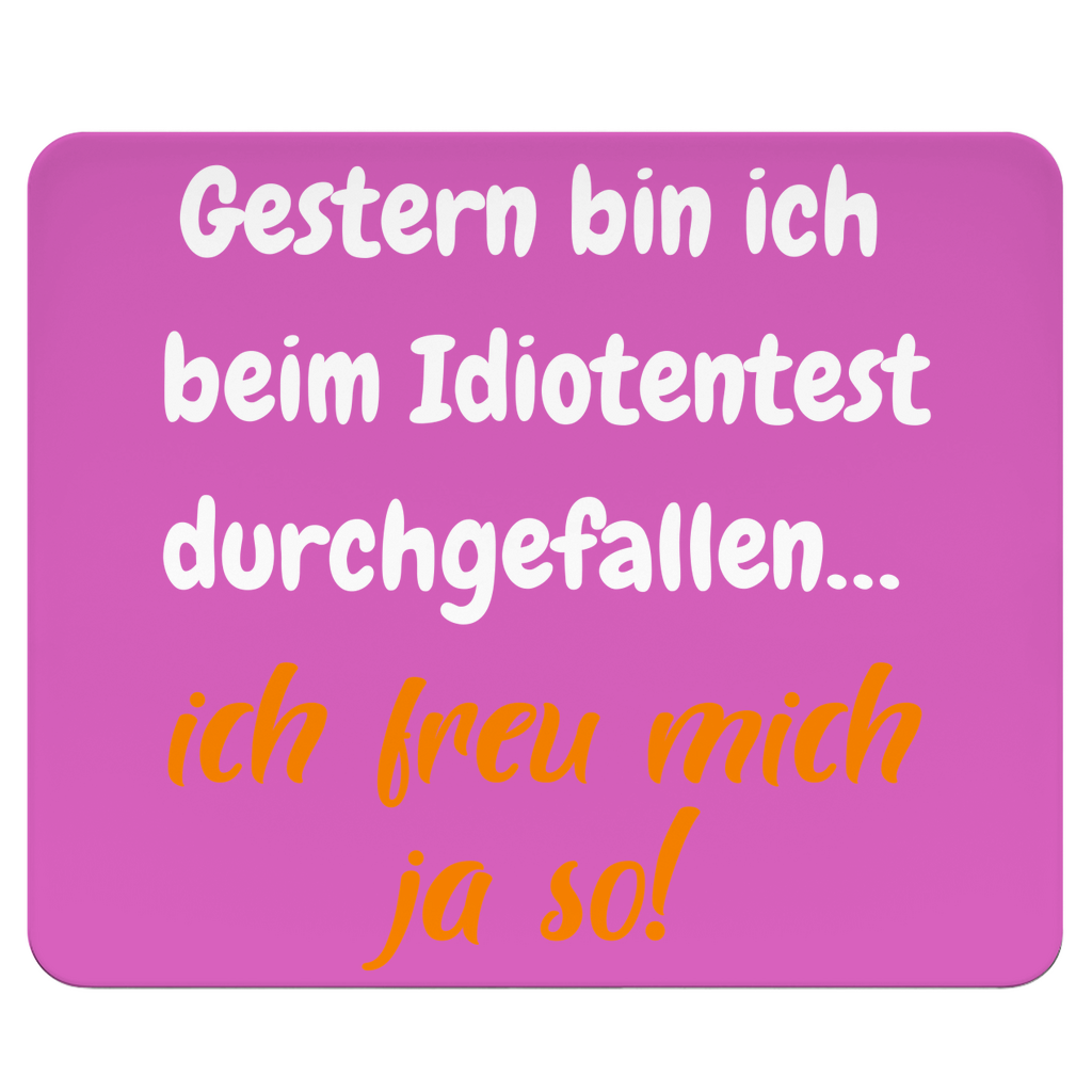 Durchgefallen und stolz drauf