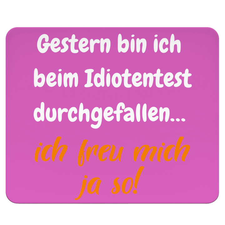 Durchgefallen und stolz drauf