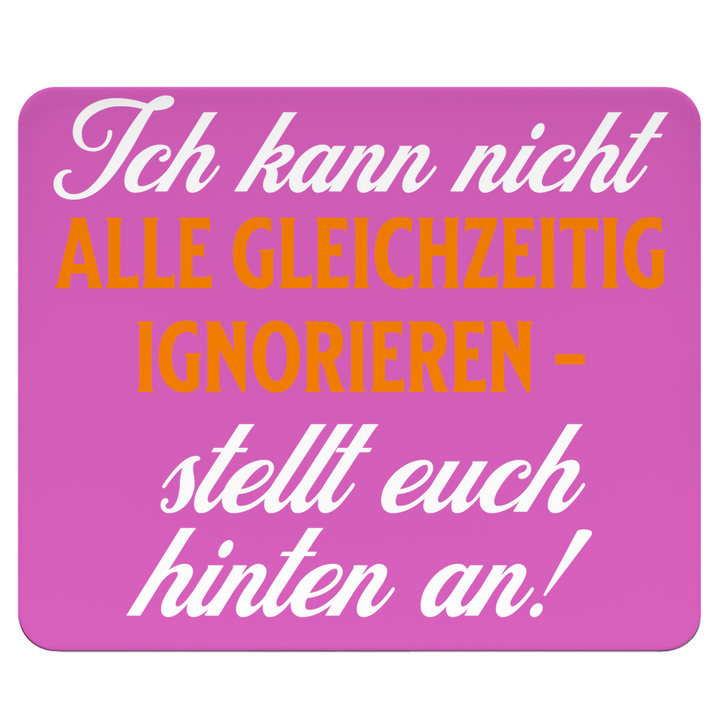 Bitte Ruhe – ich ignoriere