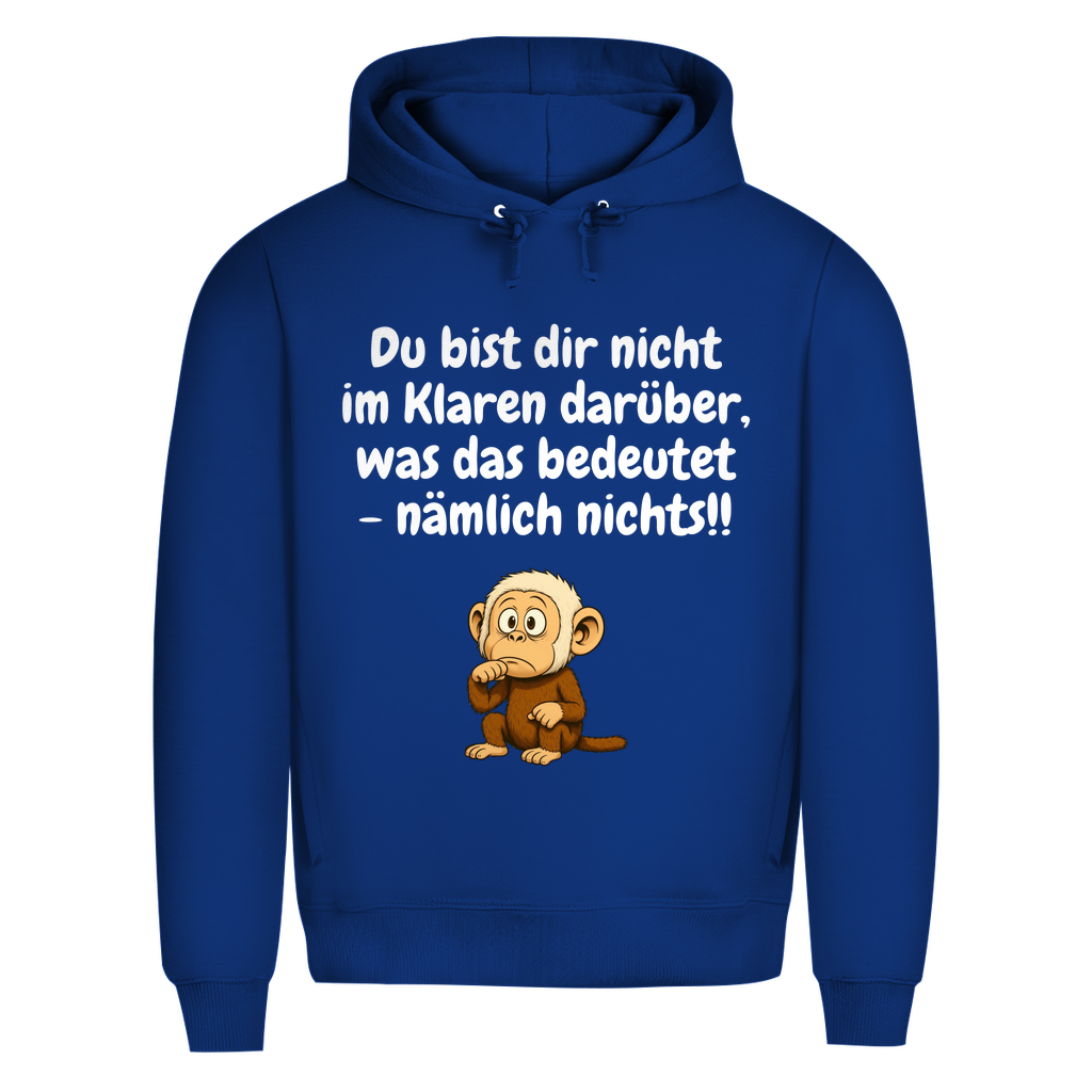 Übersetzung in normal: nichts.