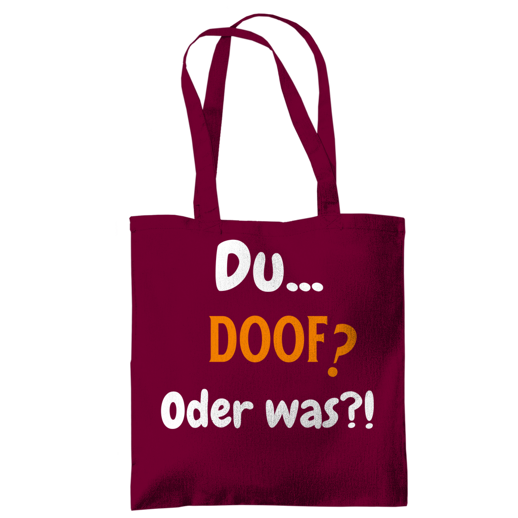 Kurze Frage: doof?