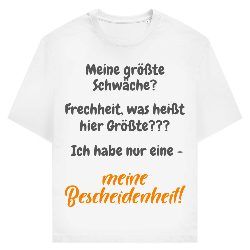 Größte Schwäche? Bescheidenheit.