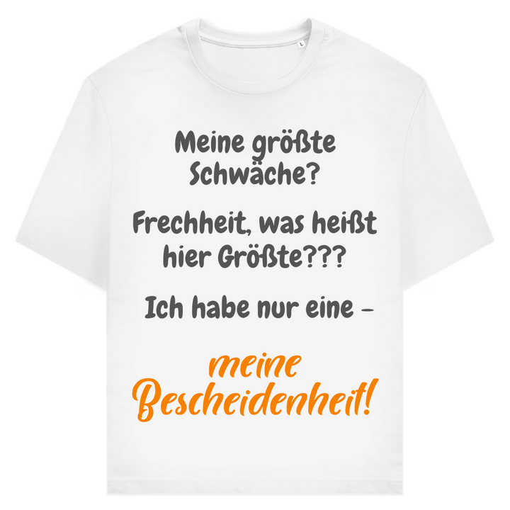 Größte Schwäche? Bescheidenheit.