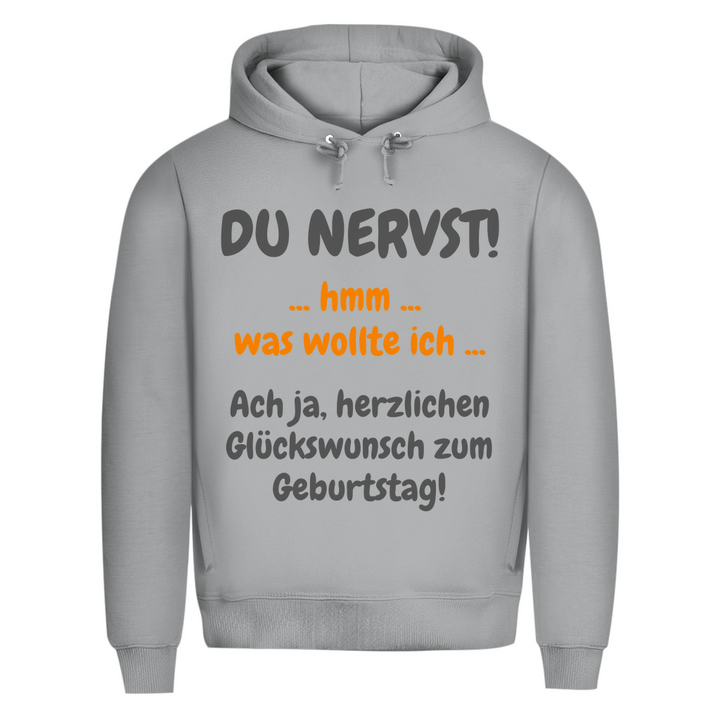 Herzlichen Glückwunsch, du Nervensäge