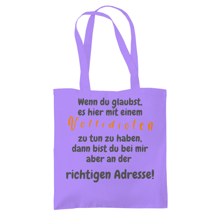 Vollidiot? Hier richtig