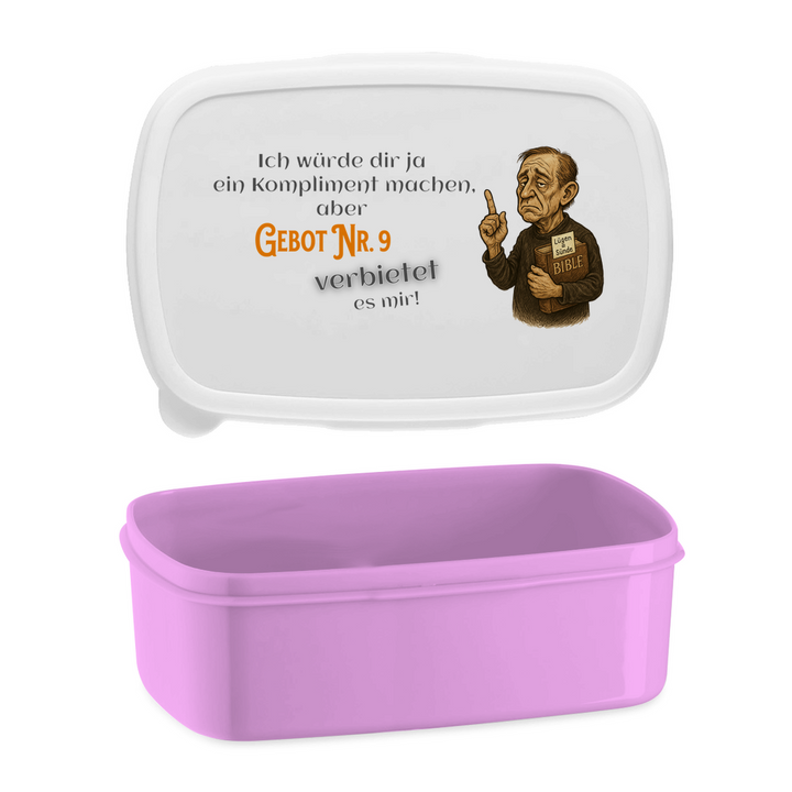 Lunchbox für moralisch Überlegene