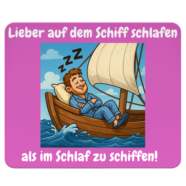 Schlafend auf hoher See