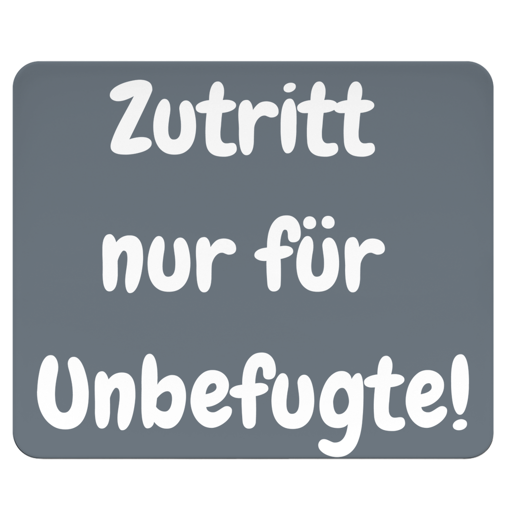 Hier dürfen nur die Falschen rein