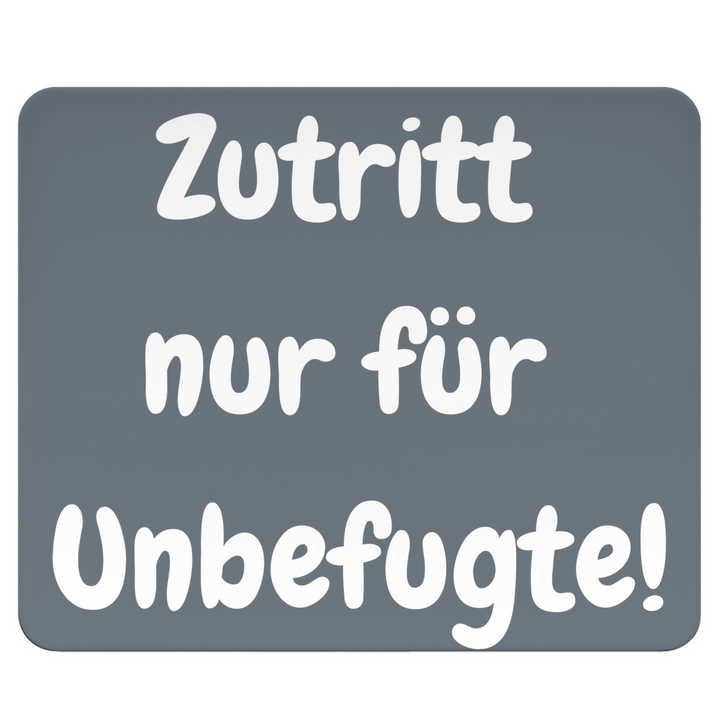 Hier dürfen nur die Falschen rein