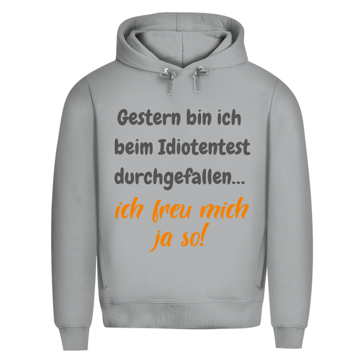 Dümmlich, glücklich, gut gelaunt