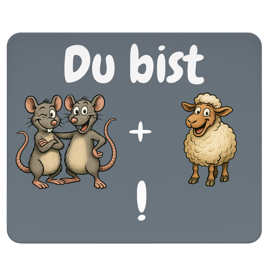 Zwei Ratten + ein Schaf = DU