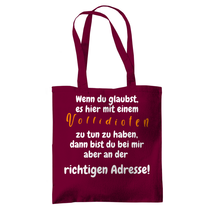Vollidiot? Hier richtig