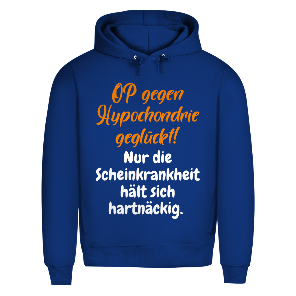 Arzt happy, Patient panisch