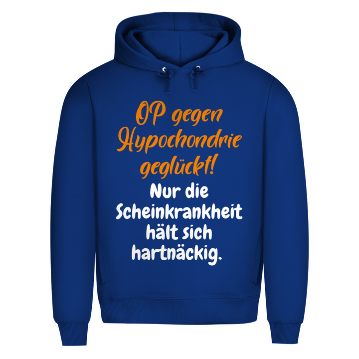Arzt happy, Patient panisch