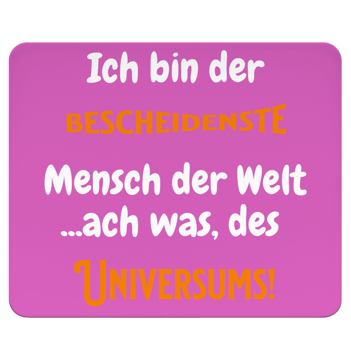 Perfekt für bescheidene Genies
