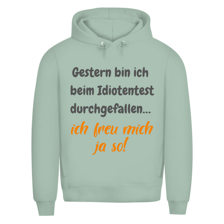 Dümmlich, glücklich, gut gelaunt