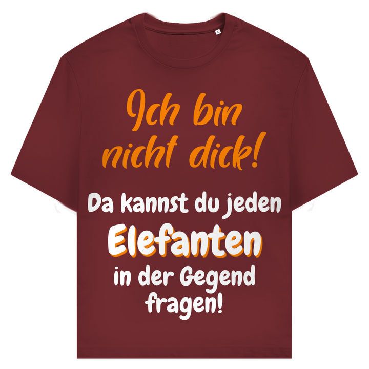 Ich? Nicht dick. Studienlage: Zoo.