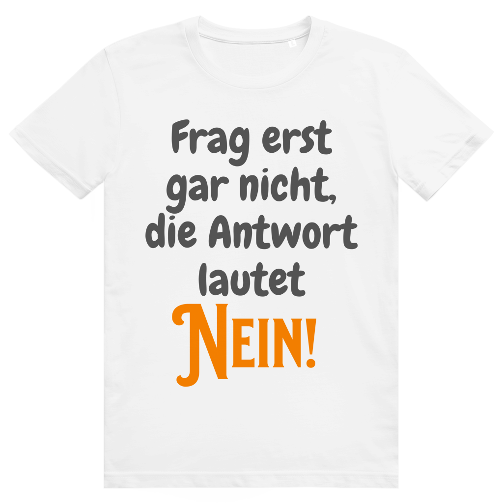Vorne Nein, hinten auch