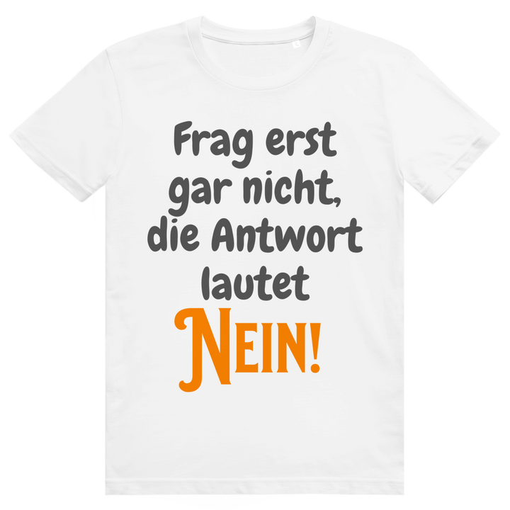 Vorne Nein, hinten auch