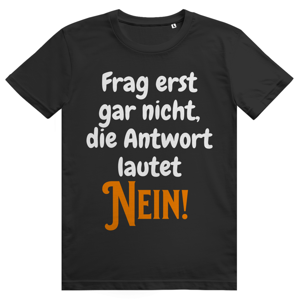 Vorne Nein, hinten auch