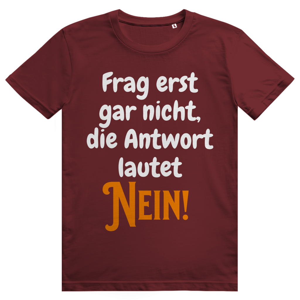 Vorne Nein, hinten auch