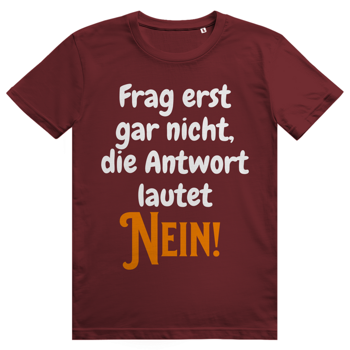 Vorne Nein, hinten auch