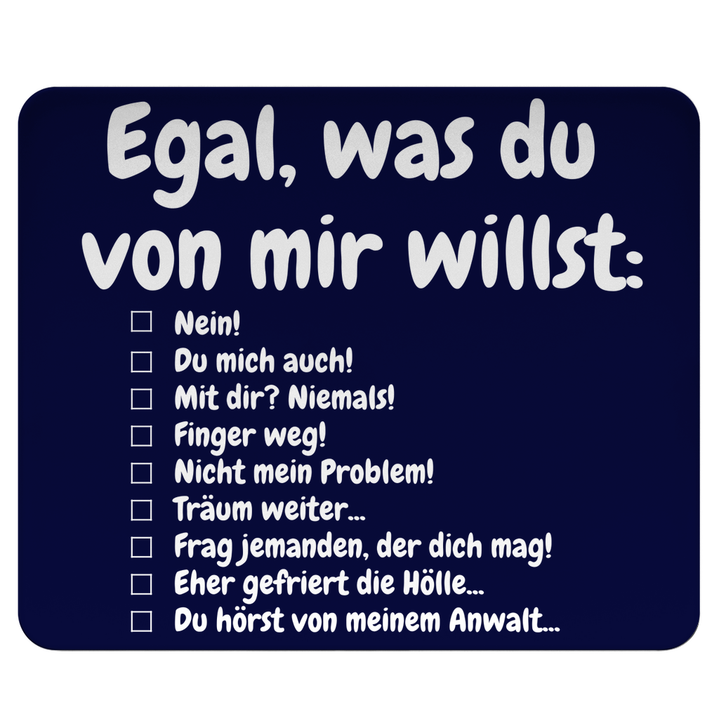 Desk-Checkliste der Abfuhren