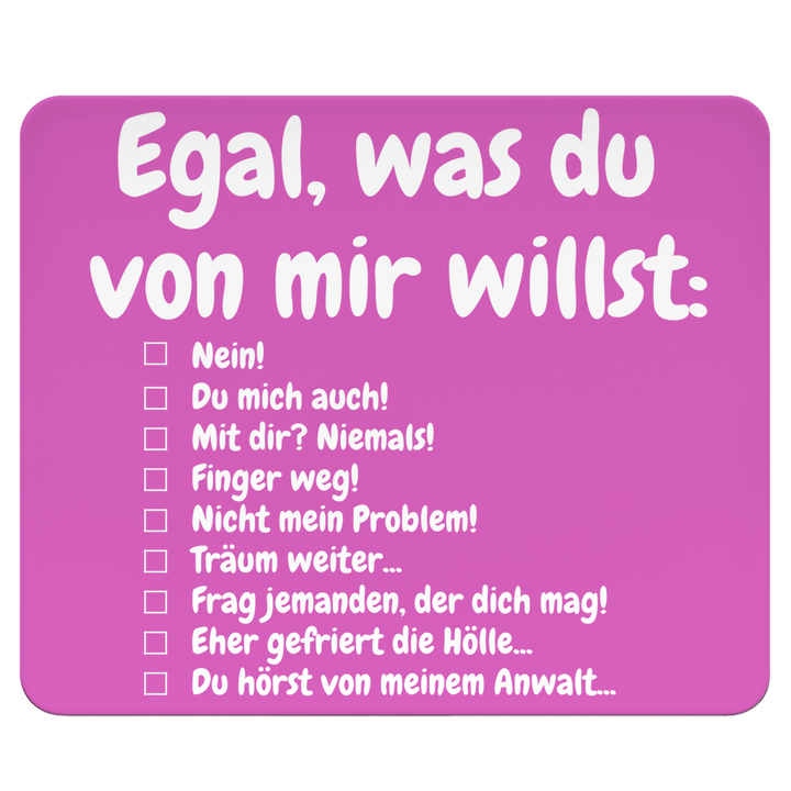 Desk-Checkliste der Abfuhren