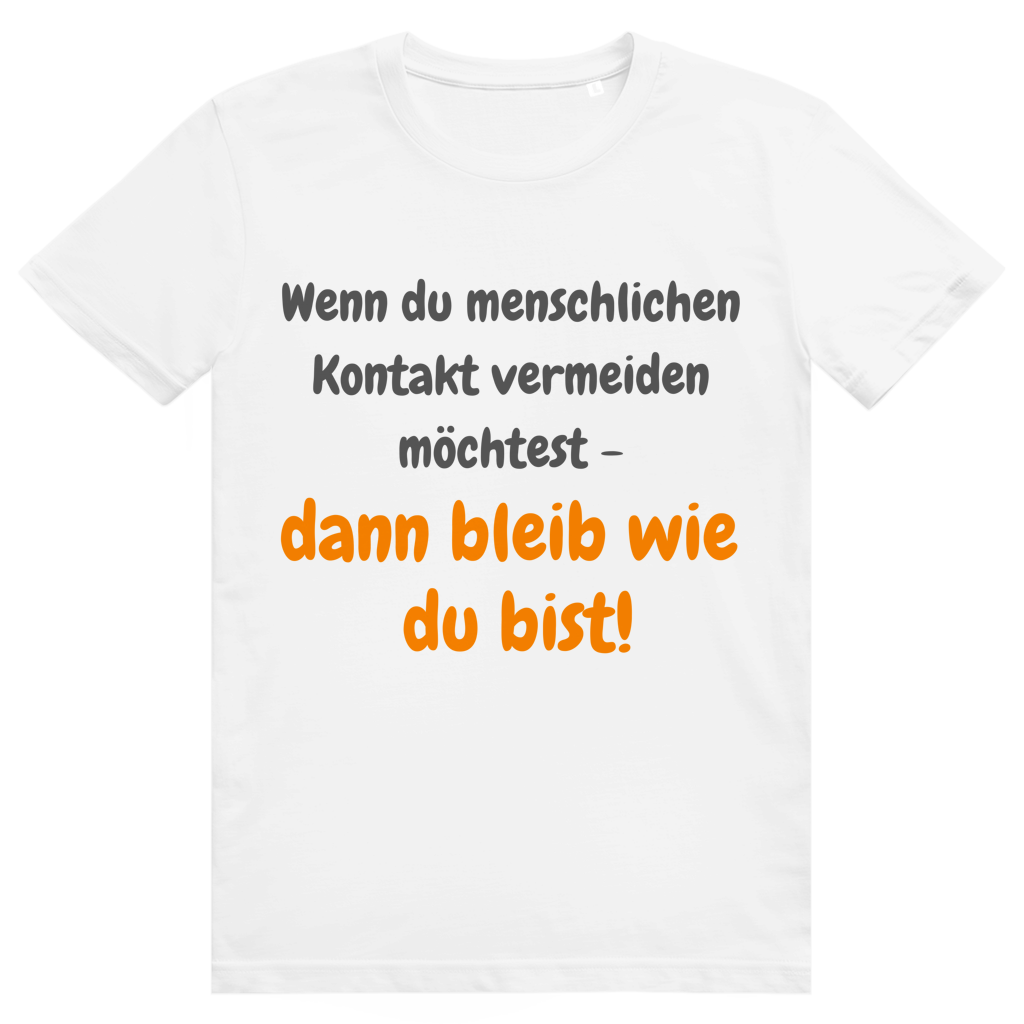 Kontaktvermeidung zum Anziehen