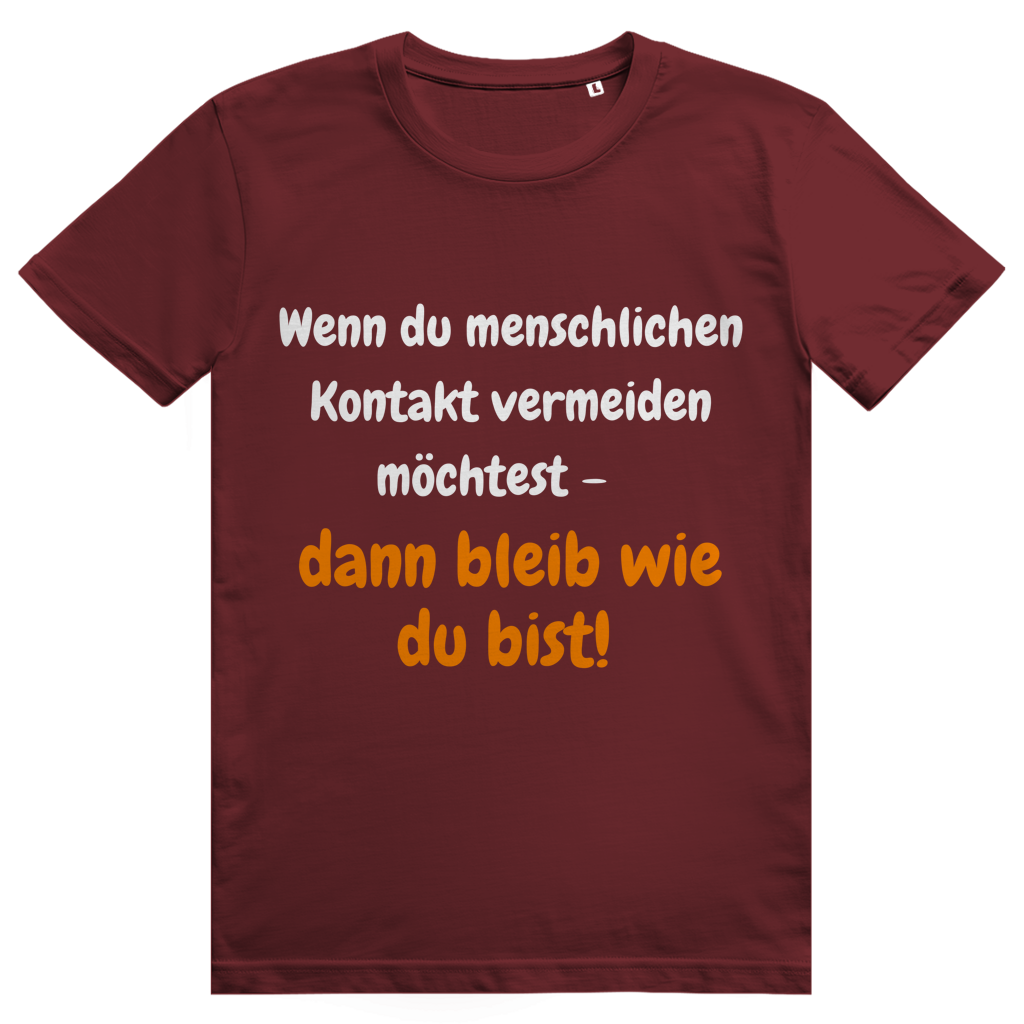 Kontaktvermeidung zum Anziehen