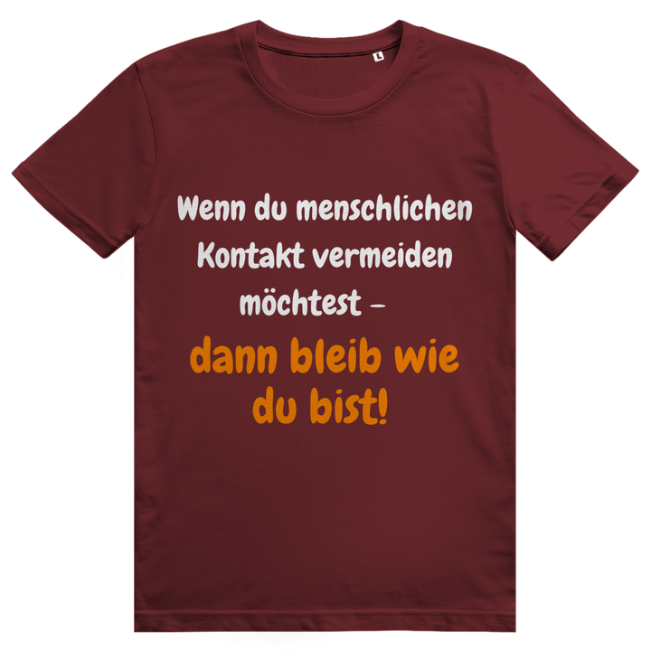 Kontaktvermeidung zum Anziehen