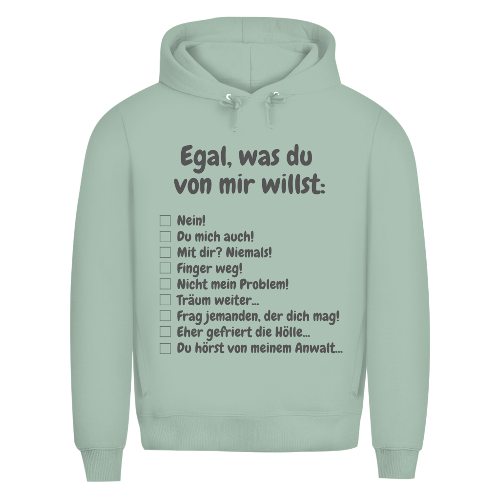 Hoodie für Menschenallergiker
