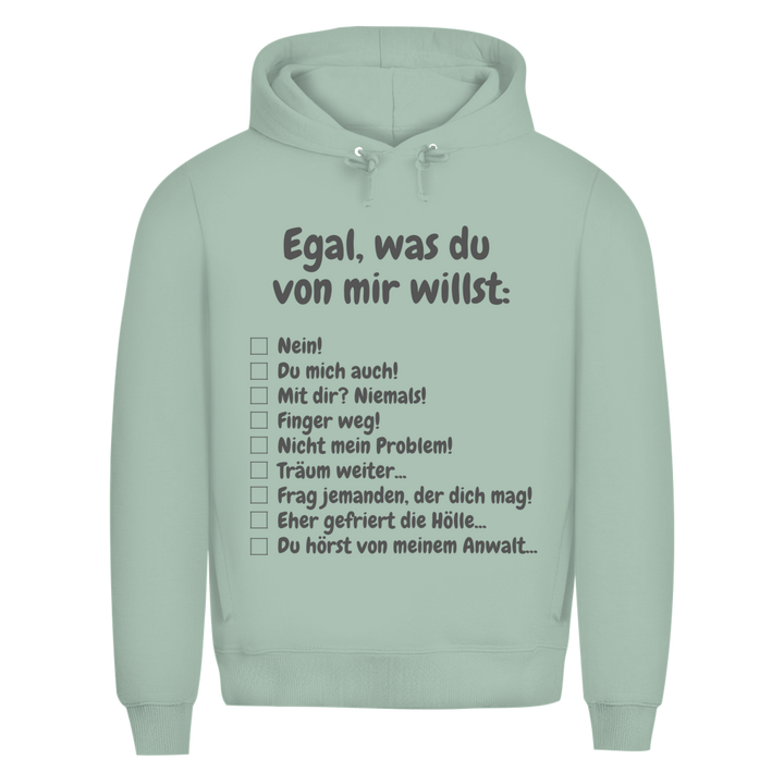 Hoodie für Menschenallergiker