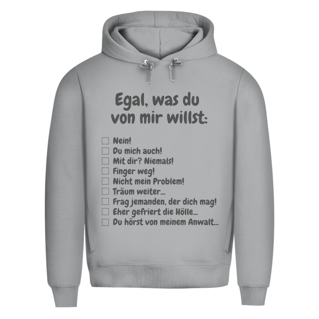 Hoodie für Menschenallergiker
