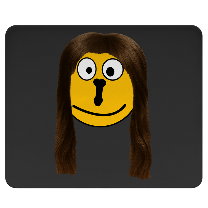 Smiley mit Karen-Frisur