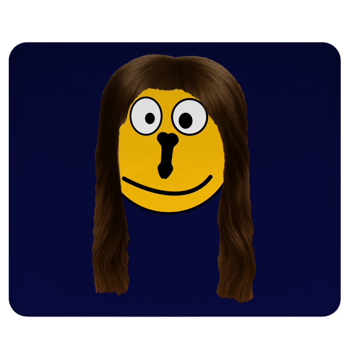 Smiley mit Karen-Frisur