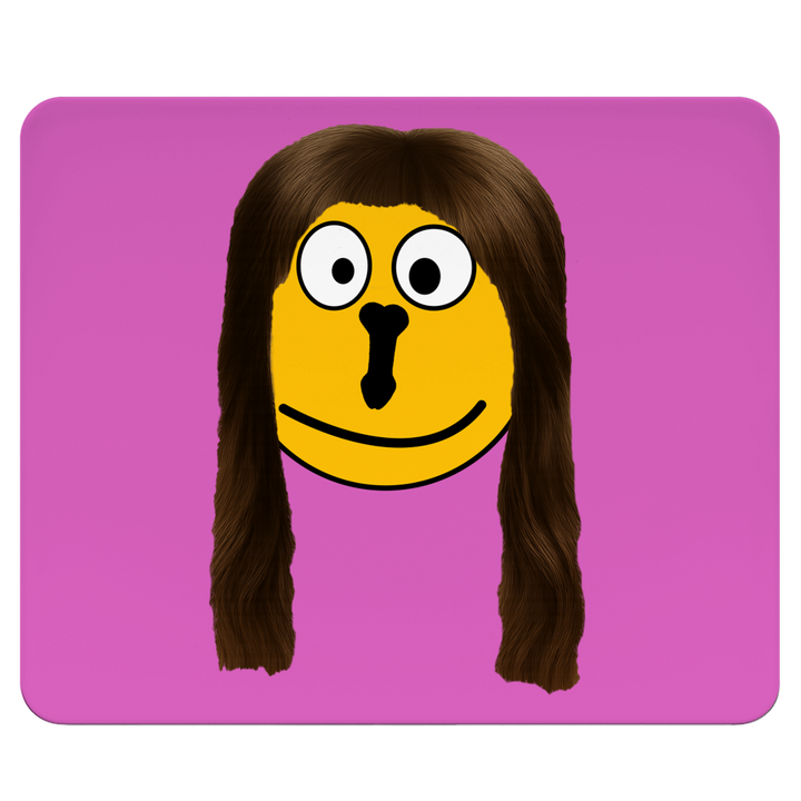 Smiley mit Karen-Frisur