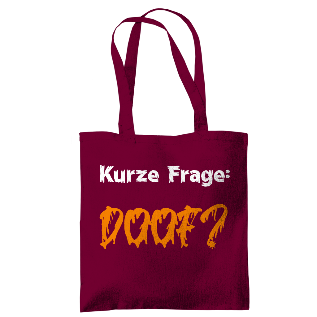 Und... biste oder biste nicht?
