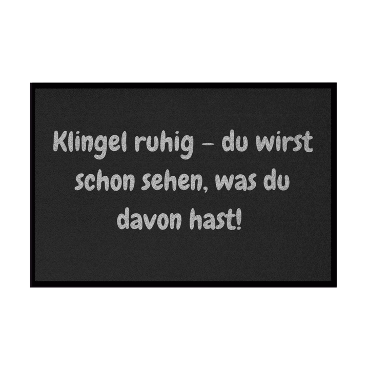 Klingeln auf eigenes Risiko