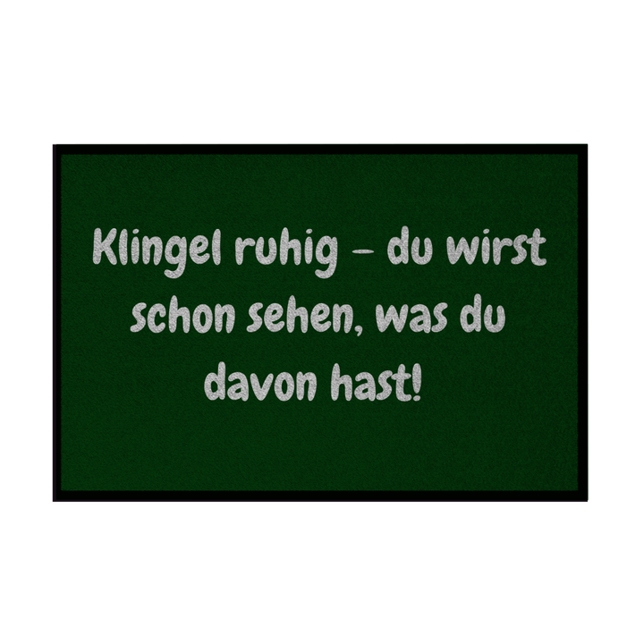 Klingeln auf eigenes Risiko