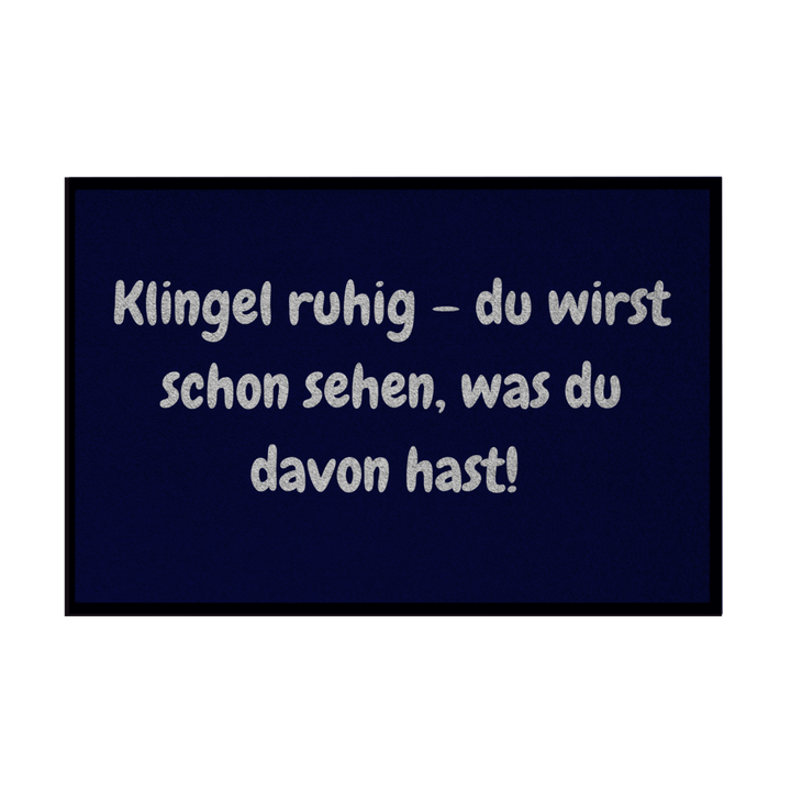 Klingeln auf eigenes Risiko