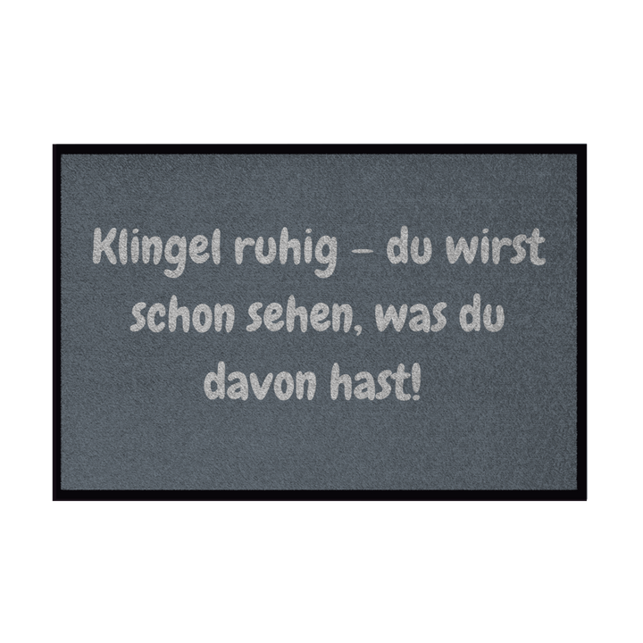 Klingeln auf eigenes Risiko