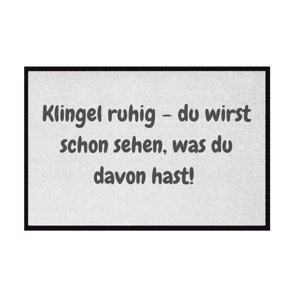 Klingeln auf eigenes Risiko