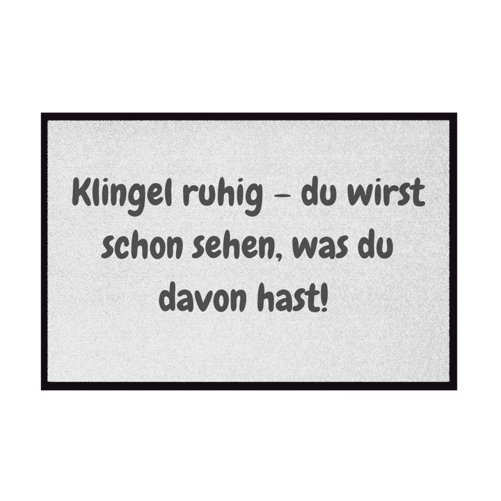 Klingeln auf eigenes Risiko