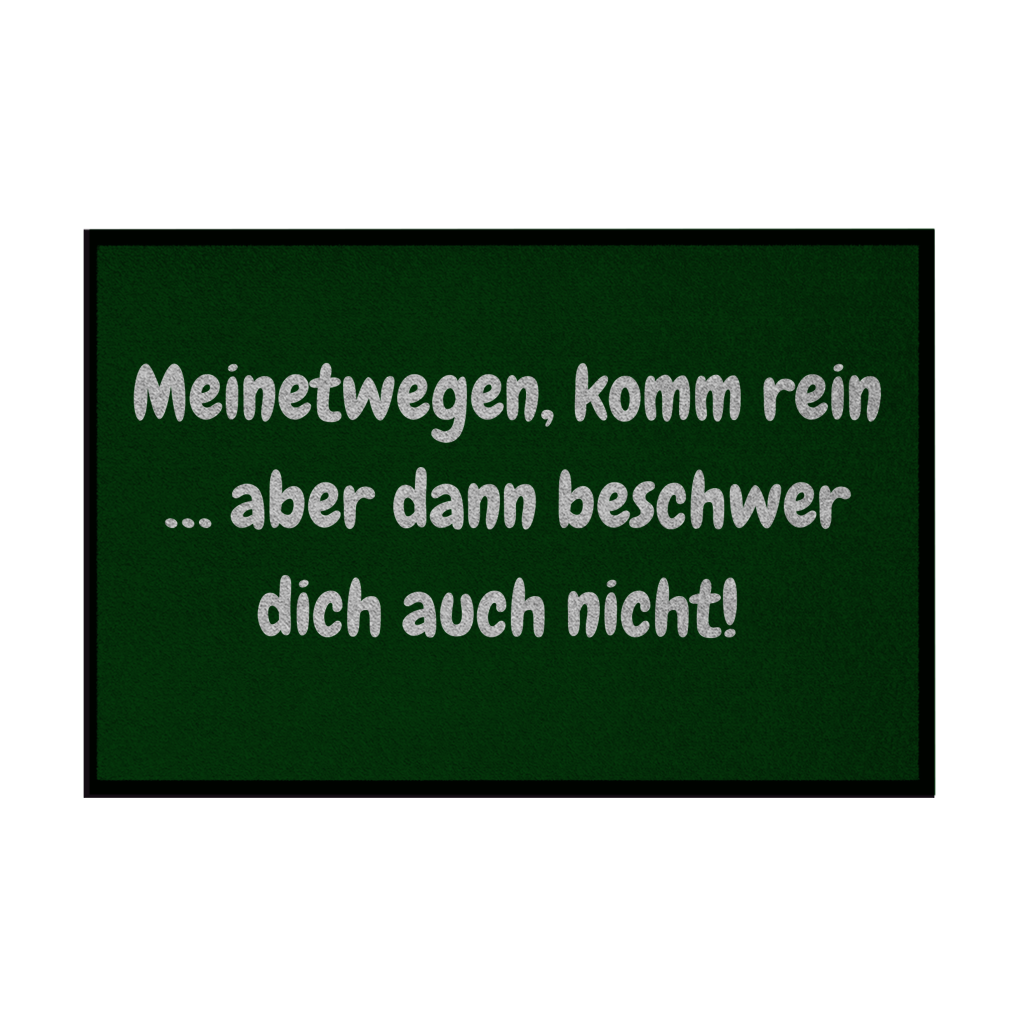 Komm rein, heul nicht