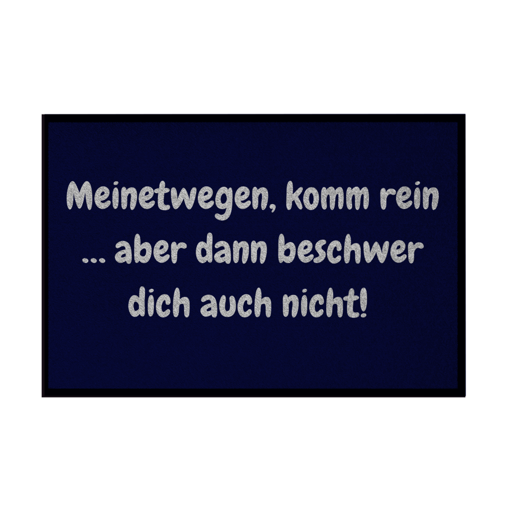 Komm rein, heul nicht