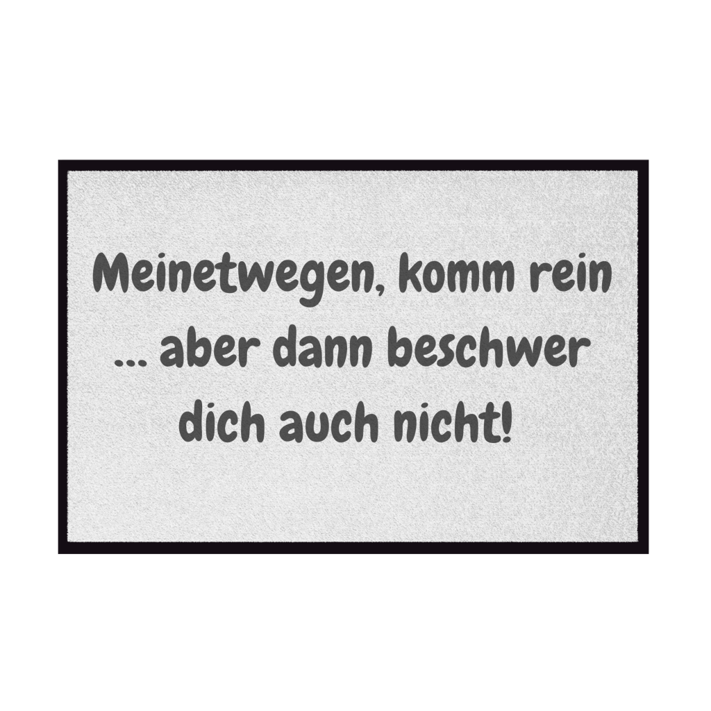 Komm rein, heul nicht