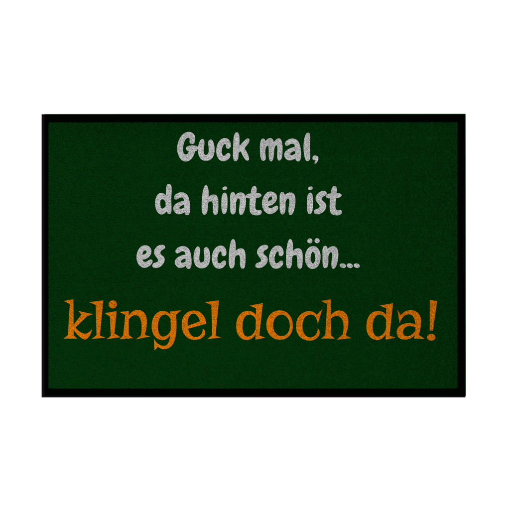 Da hinten ist es auch schön