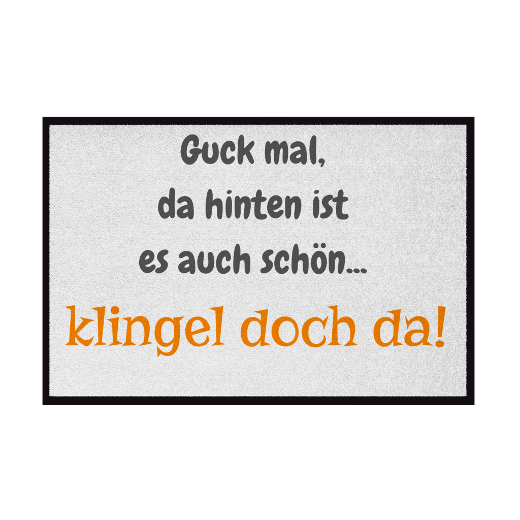 Da hinten ist es auch schön