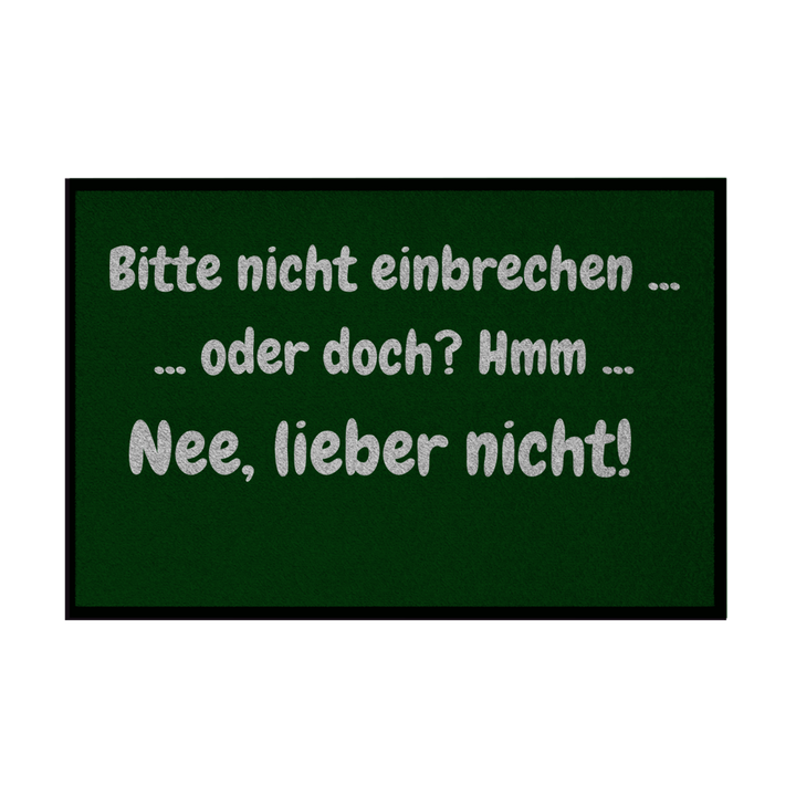 Unentschlossen, aber trotzdem nein
